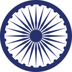 Ashoka Chakra Graphic PNG Image