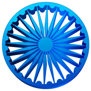 Ashoka Chakra Graphic PNG Image