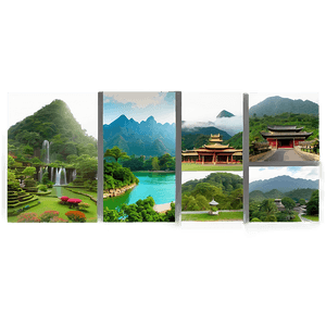 Asia Landscape PNG qff PNG image with transparent background