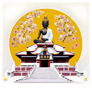 Asian Buddhist Temples PNG 16 PNG