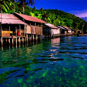 Asian Fishing Village PNG 42 PNG
