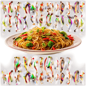 Asian Stir-Fry Noodles PNG err PNG