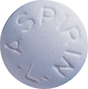 Aspirin Pill Closeup PNG Image