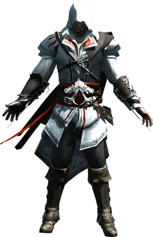 Assassins Creed Ezio Auditore Costume PNG Image