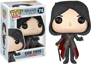 Assassins Creed Syndicate Evie Frye Funko Pop PNG Image