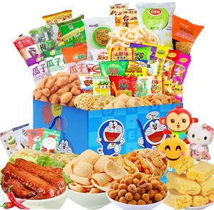 Assorted Asian Snacks Collection PNG Image