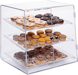 Food Service Displays - Bakery Acrylic Display Case, HD Png Download PNG image with transparent background