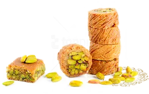 Assorted Baklava Delicacies PNG Image