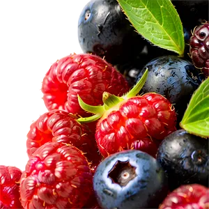 Assorted Berries Plate Png Qyu PNG Image