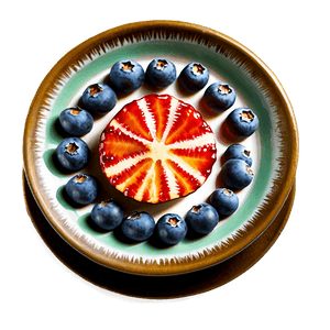 Assorted Berries Plate PNG xqx PNG with transparent background