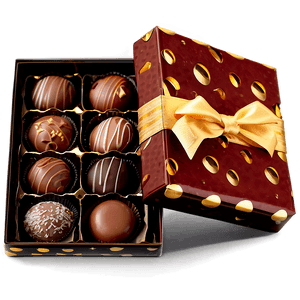 Assorted Box of Chocolates PNG upi PNG