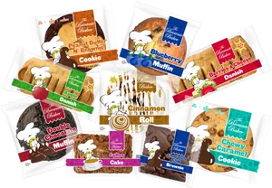 Assorted Brownie Baker Products PNG Image