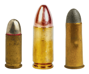 Assorted Bullets Isolatedon Transparent Background PNG with transparent background