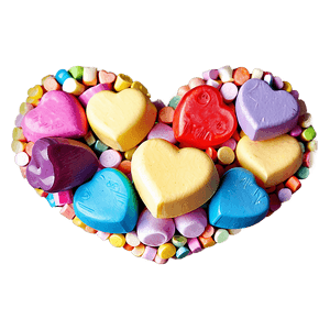 Assorted Candy Hearts PNG 52 PNG