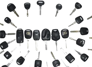 Assorted Car Keys Collection PNG Image