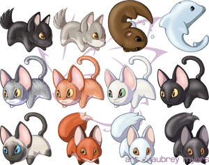 Manga Animals Drawing At Getdrawings - Cute Anime Animal Drawings PNG image with transparent background
