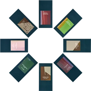 Assorted Chocolate Bars Collection PNG Image