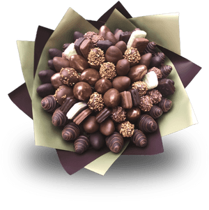 Assorted Chocolate Bouquet PNG image with transparent background