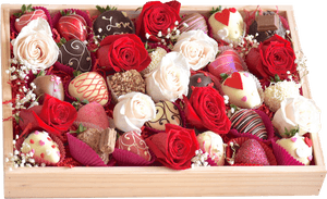 Chocolate Flower Strawberry Bouquet, HD Png Download PNG image with transparent background