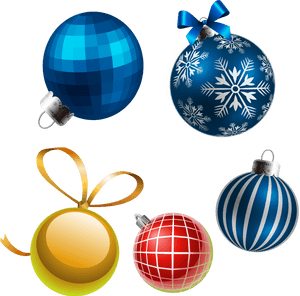 Decoration Lights Balls Ornament Christmas Free Frame - Christmas Blue Ornament Png, Transparent Png PNG image with transparent background