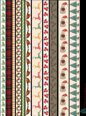 Transparent Christmas Envelope Clipart - Printable Christmas Washi Tape, HD Png Download PNG image with transparent background