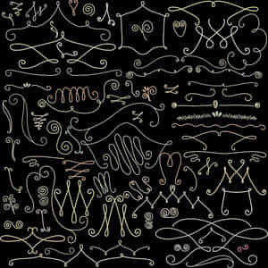Assorted Decorative Lines Collection PNG