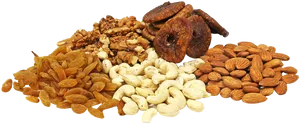 Assorted_ Dry_ Fruits_ Collection PNG Image