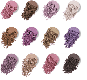 Assorted Eyeshadow Palette Crushes PNG image with transparent background