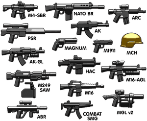 Brickarms Modern Combat - Brickarms Modern Combat Assault Pack, HD Png Download PNG with transparent background