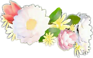 Assorted Floral Arrangement PNG Image