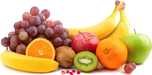 Assorted Fresh Fruit Selection PNG Image