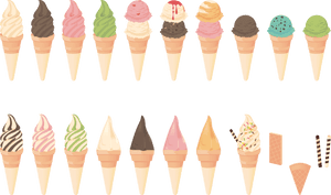 Pencil,dairy Product,ice Cream Cone - アイス クリーム シルエット, HD Png Download PNG image with transparent background