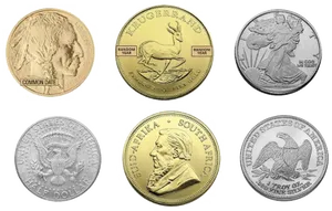 Assorted International Coins Collection PNG Image