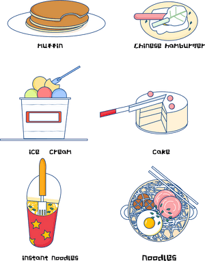 Food Gourmet Snacks Muffins Png And Vector Image , - Snack And Drink Cartoon Png, Transparent Png PNG