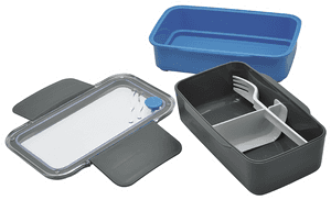 Assorted Lunch Containers Set PNG image with transparent background