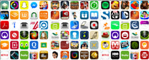 Assorted Mobile App Icons Netflix Highlighted PNG image with transparent background