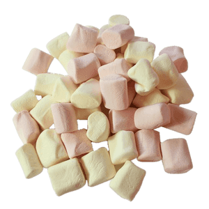 Assorted Pinkand White Marshmallows PNG with transparent background