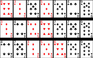Assorted Playing Cards Layout PNG with transparent background