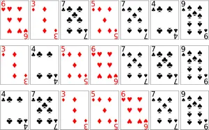 Assorted Playing Cards Layout PNG Image