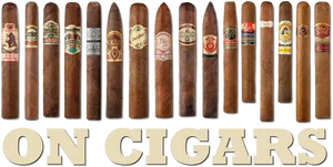 Assorted Premium Cigars Collection PNG Image