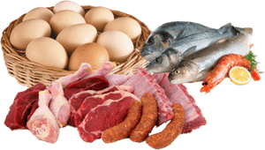 Meat Fish And Egg , Png Download - Meat Fish And Eggs, Transparent Png PNG image with transparent background