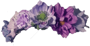 Transparent Floral Crown Png - Purple Flower Crown Png, Png Download PNG image with transparent background