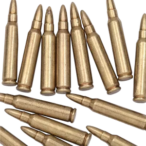 Assorted Rifle Bullets Background PNG Image