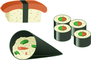 Cliparts For Free - Different Types Of Sushi, HD Png Download PNG image with transparent background
