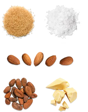 Assorted Sweet Ingredients Top View PNG Image