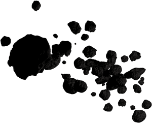 Transparent Asteroid Belt Clipart - Transparent Asteroid Belt Png, Png Download PNG