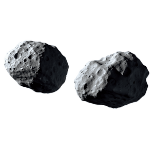 Asteroid Illustration PNG aky PNG