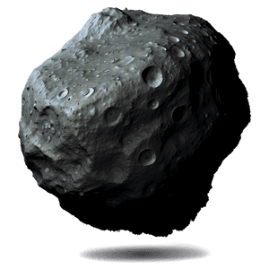 Asteroid in Space PNG 06212024 PNG