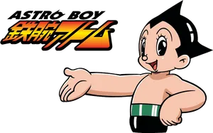 Astro Boy Pointing Graphic PNG Image