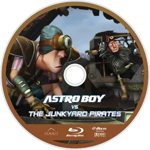 Astro Boy Versus Junkyard Pirates Bluray PNG Image